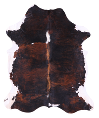 Thumbnail for Tricolor Natural Cowhide Rug - XLarge 7'11