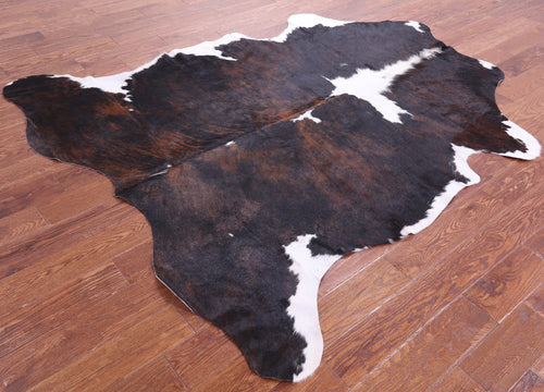 Tricolor Natural Cowhide Rug - X-Large 7'4