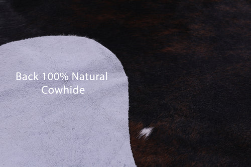 Tricolor Natural Cowhide Rug - X-Large 7'4