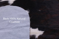 Thumbnail for Tricolor Natural Cowhide Rug - XLarge 7'2