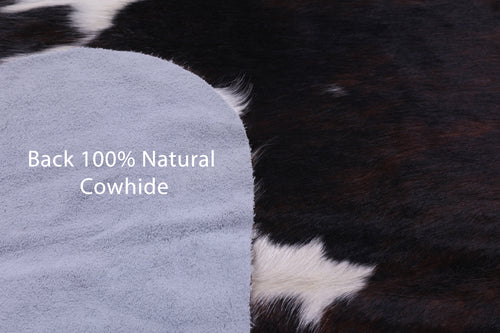 Tricolor Natural Cowhide Rug - X-Large 7'2