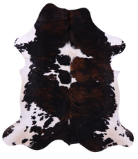 Thumbnail for Tricolor Natural Cowhide Rug - XLarge 7'6