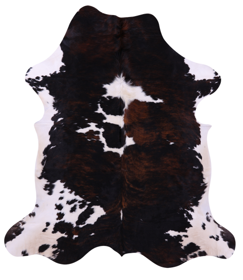 Tricolor Natural Cowhide Rug - X-Large 7'6