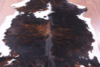 Thumbnail for Tricolor Natural Cowhide Rug - XLarge 7'2