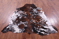 Thumbnail for Tricolor Natural Cowhide Rug - Large 6'6