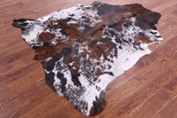 Thumbnail for Tricolor Natural Cowhide Rug - Large 6'6