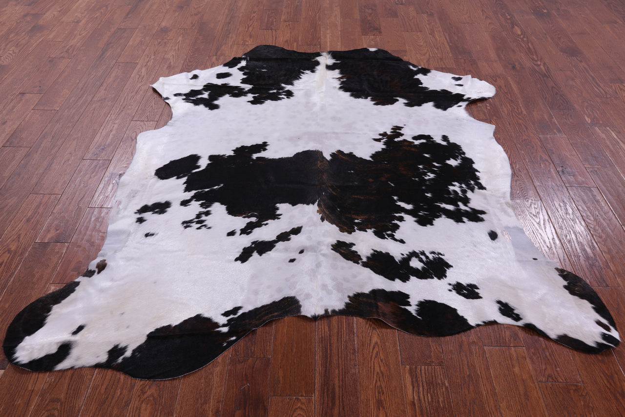 Tricolor Natural Cowhide Rug - Large 6'8"H x 6'3"W