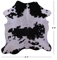 Thumbnail for Tricolor Natural Cowhide Rug - Large 6'8