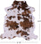 Brown & White Natural Cowhide Rug - Large 6'5"H x 5'10"W