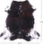 Tricolor Natural Cowhide Rug - X-Large 7'2"H x 6'11"W