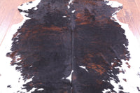 Thumbnail for Tricolor Natural Cowhide Rug - XLarge 7'2