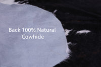 Thumbnail for Tricolor Natural Cowhide Rug - XLarge 7'2