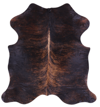 Thumbnail for Brindle Natural Cowhide Rug - Large 6'7