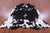 Black & White Natural Cowhide Rug - Large 6'6"H x 6'5"W