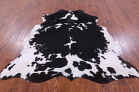 Thumbnail for Black & White Natural Cowhide Rug - Large 6'6