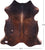 Brown Natural Cowhide Rug - XLarge 7'0"H x 6'1"W