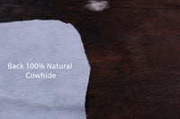 Thumbnail for Brown Natural Cowhide Rug - XLarge 7'0