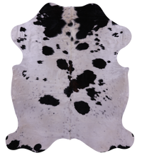 Thumbnail for Black & White Natural Cowhide Rug - XLarge 7'1