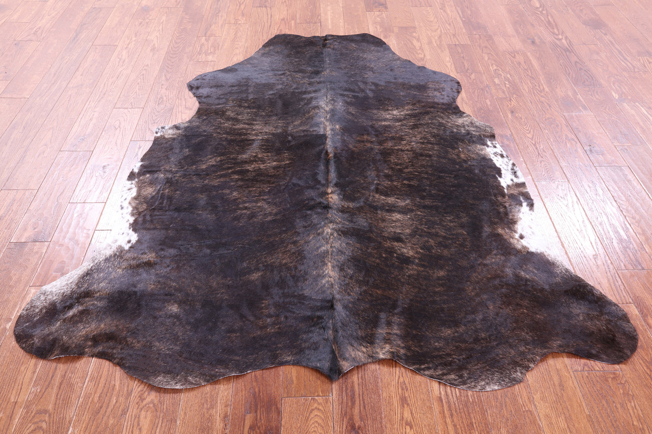 Brindle Natural Cowhide Rug - Large 6'5"H x 5'9"W