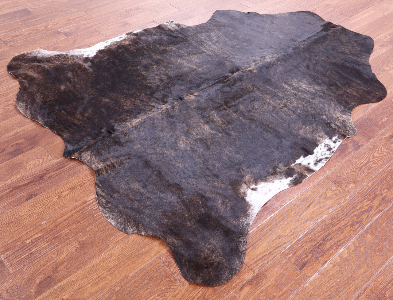 Brindle Natural Cowhide Rug - Large 6'5"H x 5'9"W