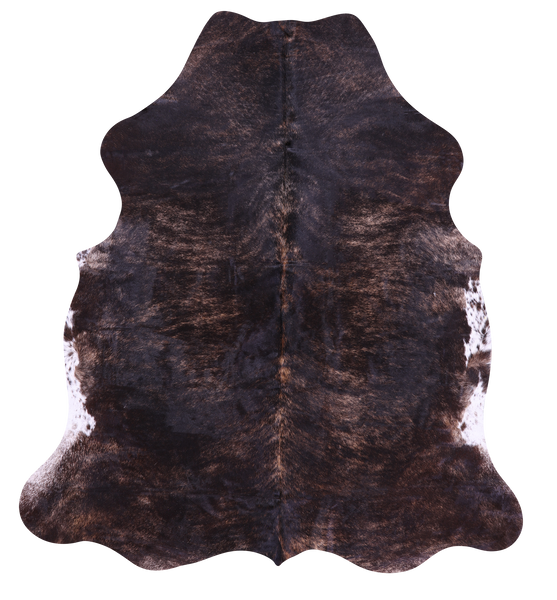 Brindle Natural Cowhide Rug - Large 6'5"H x 5'9"W