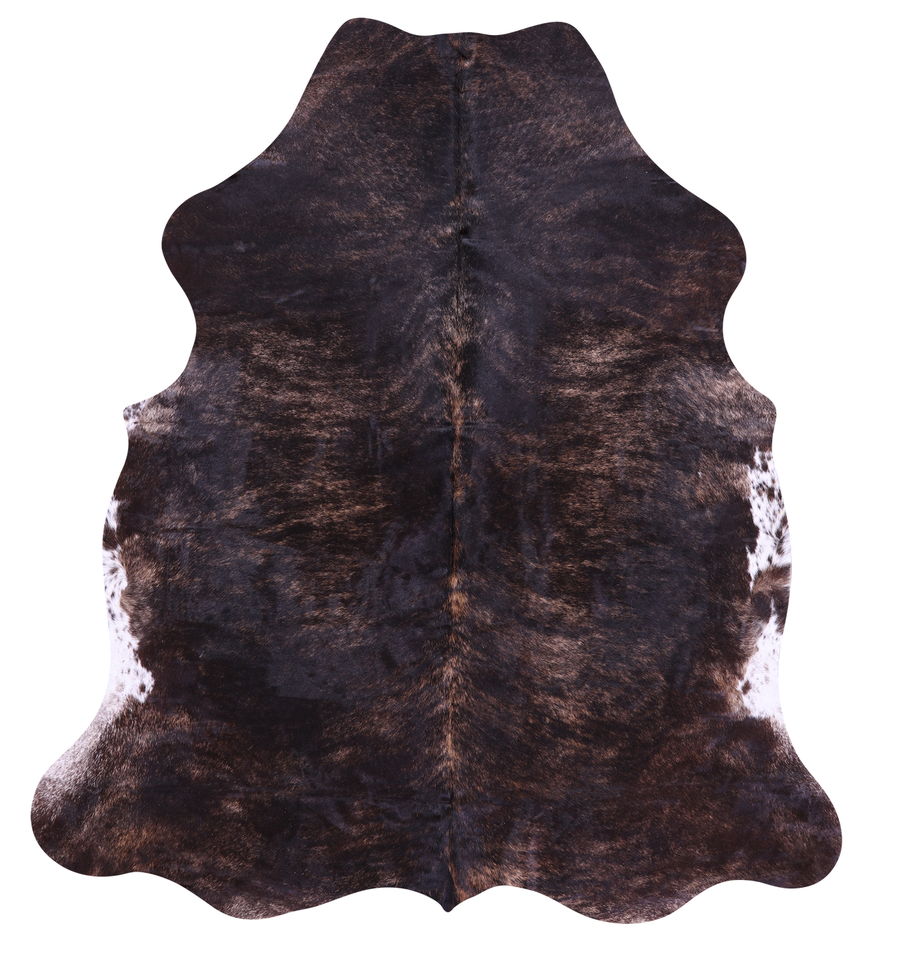 Brindle Natural Cowhide Rug - Large 6'5"H x 5'9"W