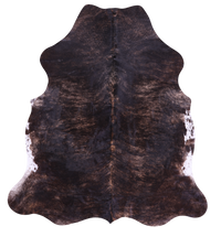 Thumbnail for Brindle Natural Cowhide Rug - Large 6'5