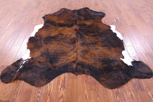 Tricolor Natural Cowhide Rug - Large 6'8