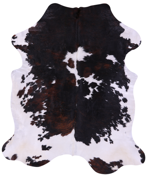 Tricolor Natural Cowhide Rug - XLarge 7'4"H x 6'0"W