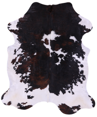 Thumbnail for Tricolor Natural Cowhide Rug - XLarge 7'4