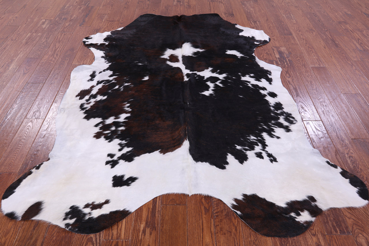 Tricolor Natural Cowhide Rug - XLarge 7'4"H x 6'0"W