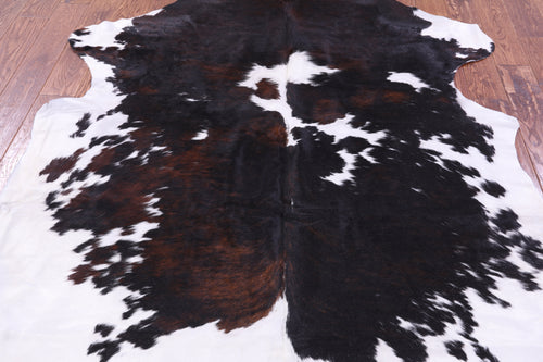 Tricolor Natural Cowhide Rug - X-Large 7'4