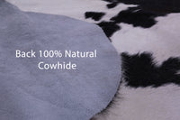 Thumbnail for Tricolor Natural Cowhide Rug - XLarge 7'4