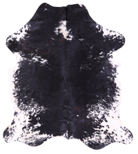 Thumbnail for Salt & Pepper Black & White Natural Cowhide Rug - XLarge 7'2