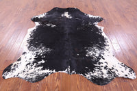 Thumbnail for Salt & Pepper Black & White Natural Cowhide Rug - XLarge 7'2