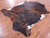 Tricolor Natural Cowhide Rug - XLarge 7'2"H x 5'11"W