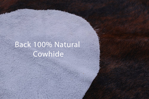 Tricolor Natural Cowhide Rug - X-Large 7'2