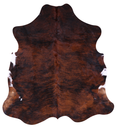Brindle Natural Cowhide Rug - Large 6'5