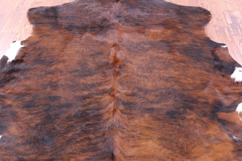 Brindle Natural Cowhide Rug - Large 6'5