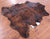 Brindle Brown Natural Cowhide Rug - Large 6'5"H x 5'10"W