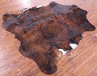 Thumbnail for Brindle Brown Natural Cowhide Rug - Large 6'5