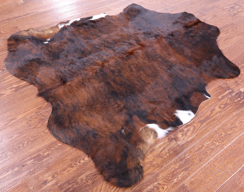 Brindle Natural Cowhide Rug - Large 6'5