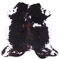 Thumbnail for Tricolor Natural Cowhide Rug - XLarge 7'0