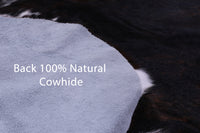 Thumbnail for Tricolor Natural Cowhide Rug - XLarge 7'0