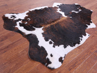 Thumbnail for Tricolor Natural Cowhide Rug - Large 6'6