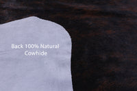 Thumbnail for Brindle Brown Natural Cowhide Rug - Medium 5'11