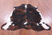 Thumbnail for Tricolor Natural Cowhide Rug - Medium 6'0