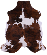 Thumbnail for Tricolor Natural Cowhide Rug - Large 6'10