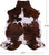 Tricolor Natural Cowhide Rug - Large 6'10"H x 6'0"W