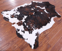 Thumbnail for Tricolor Natural Cowhide Rug - Large 6'9